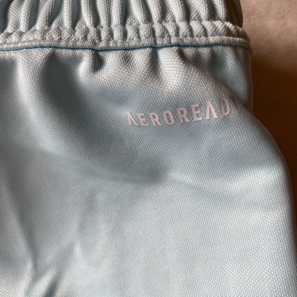 Adidas Kids Tiro Sky Blue Joggers/ Track Pants - Picture 6 of 8